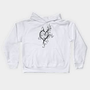 Heart Branches Kids Hoodie